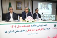 با حضور مدیرعامل پست بانک ایران  جلسه ارزیابی عملکرد هفت ماهه بانک برگزار شد