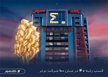 بانک شهر در جمع ۴۰ شرکت برتر ایران قرار گرفت